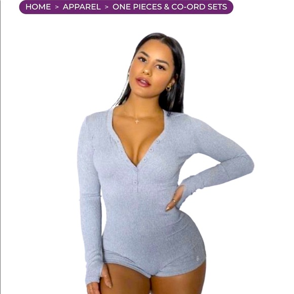 Ribbed onesie - Picture 1 of 4